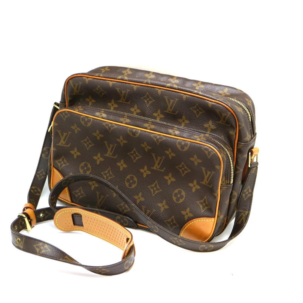 Louis Vuitton Canvas Shoulder Bag Brown Monogram LV Nile - Picture 2 of 6